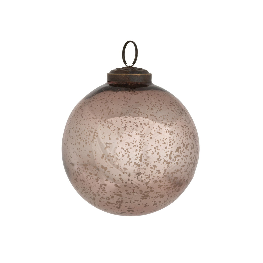 Shiny Champagne Glass Ball Ornament