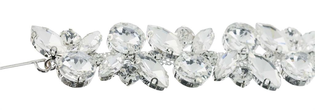 36-inch clear crystal chain with hooks
