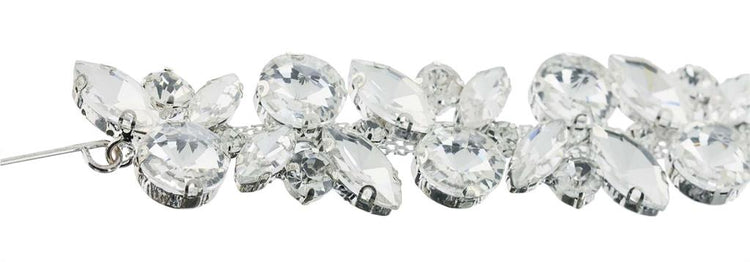 36-inch clear crystal chain with hooks