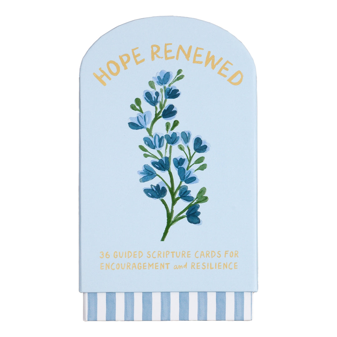 Faith Collection guided cards with stand in a neutral finish