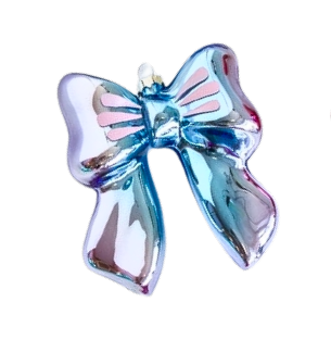 Glitterville Ombre GlowBow Ornament SOLD INDIVIDUALLY
