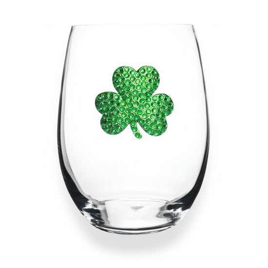 Jeweled Stemless Wine Glass