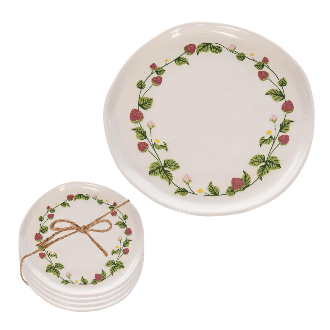 Dol Strawberry App Plates Sold Individually