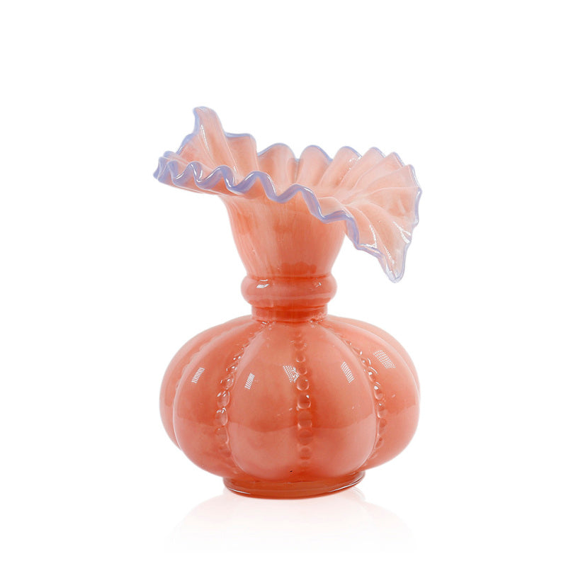 8-inch ceramic Easter vase with a D6 inch by H8 inch silhouette.