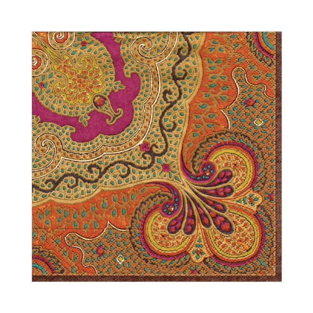 Pack of Caspari triple-ply luncheon napkins with museum artwork printed in Germany.