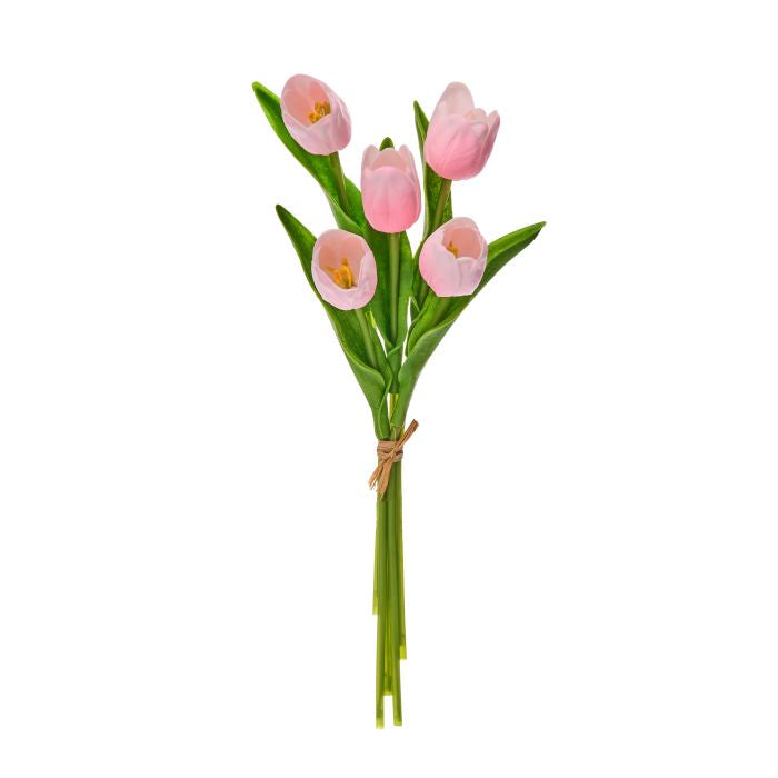 14” Pu Spring Tulip Bundle X5