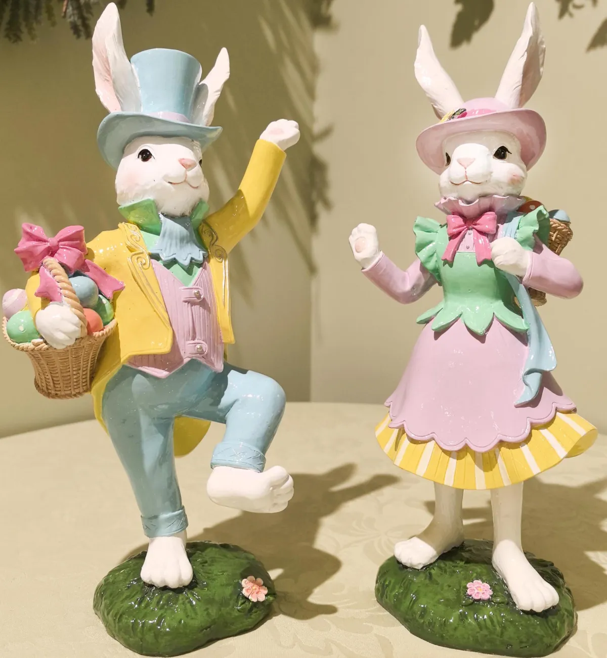 Bunny & Hat plush toy in soft fabric with a hat accessory