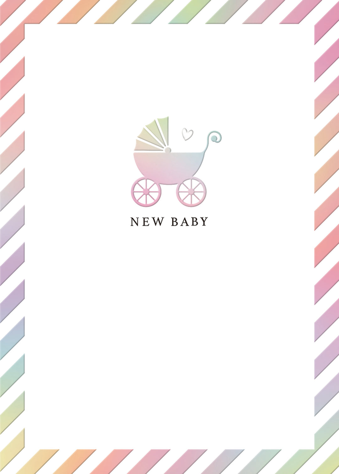 New Baby Buggy Greeting Card