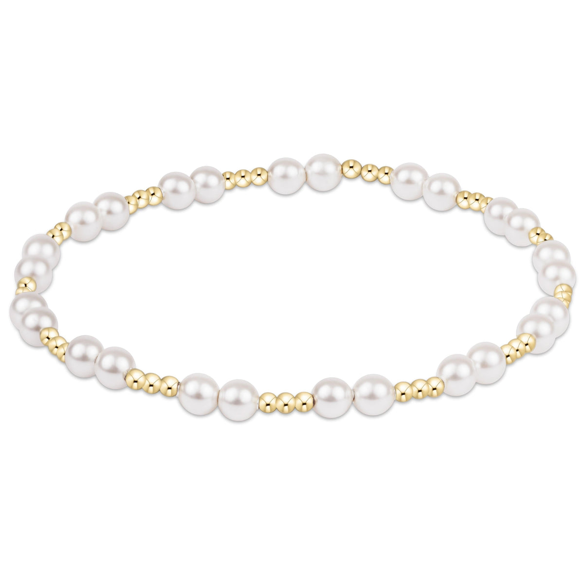 Hand-beaded Together Bracelet on high-performance elastic with slight stretch