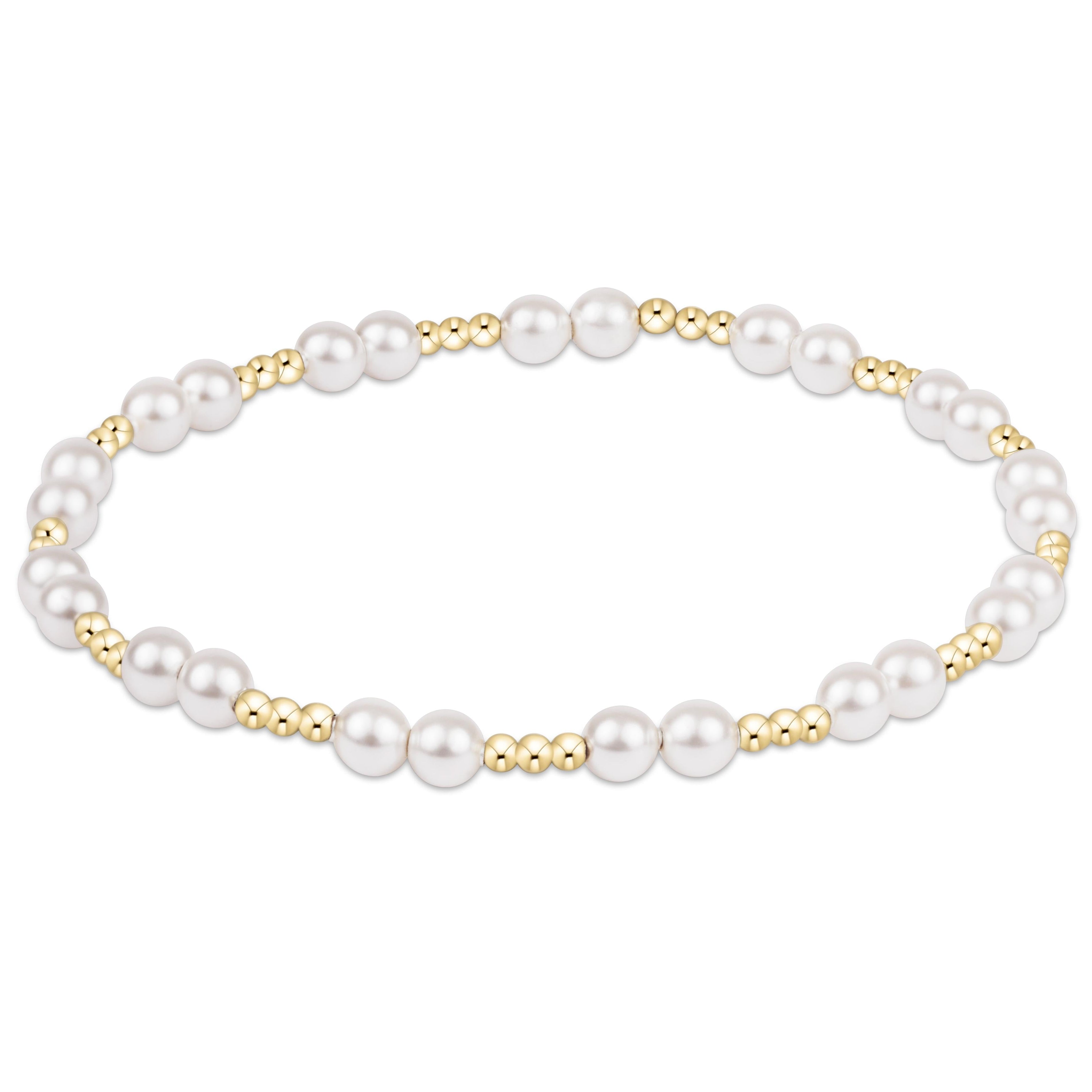Hand-beaded Together Bracelet on high-performance elastic with slight stretch