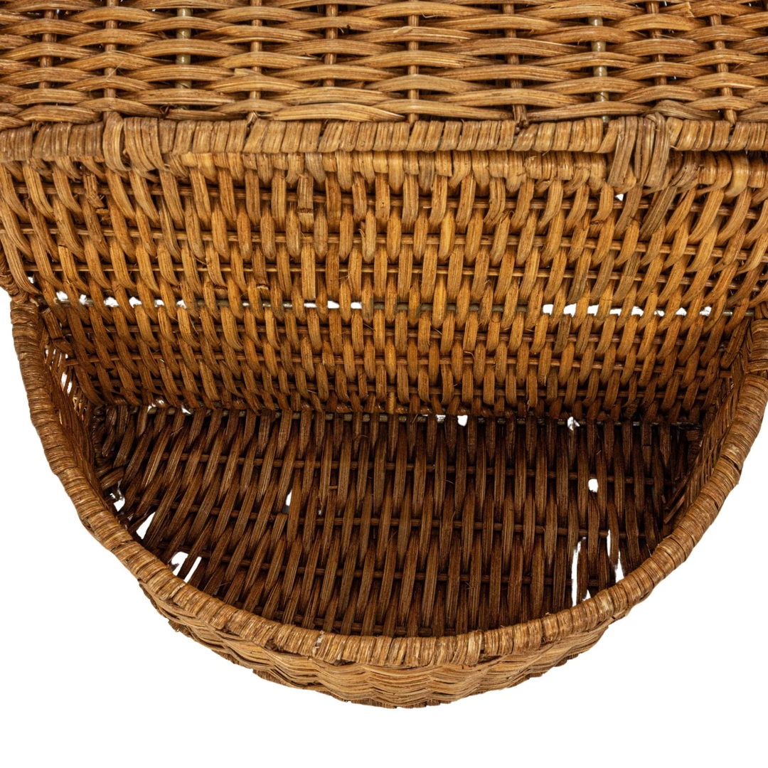 Wicker Picnic Basket with Handles