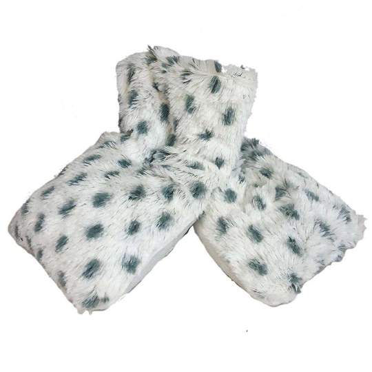 Warmies Neck Wrap in soft lavender fabric with a subtle floral pattern.