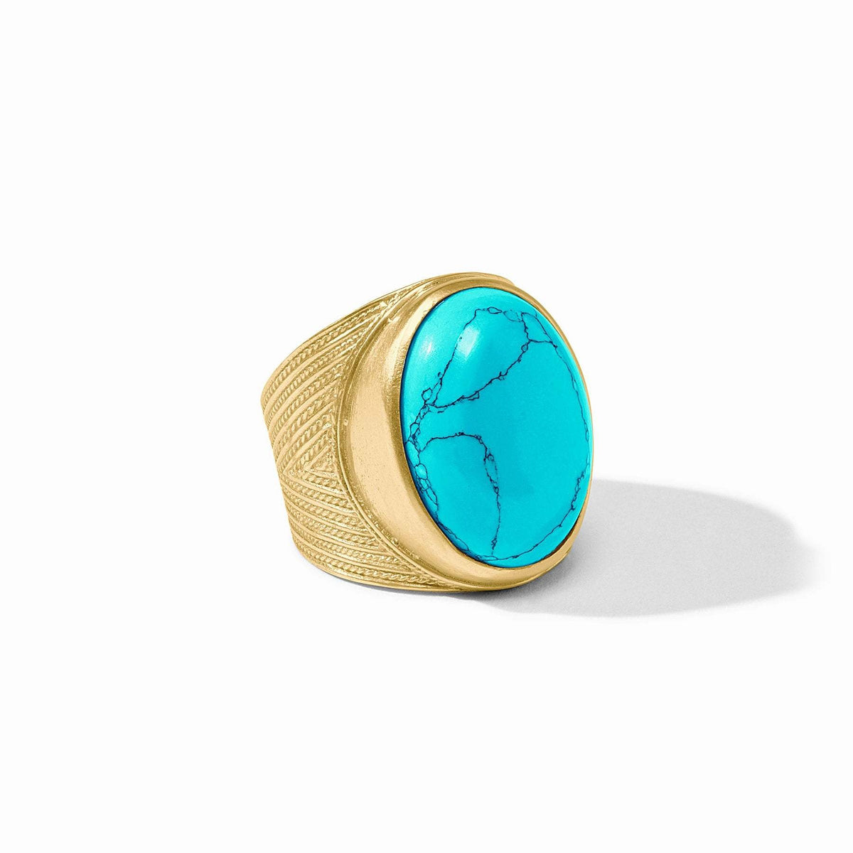 Turquoise Verona Statement Ring with adjustable band