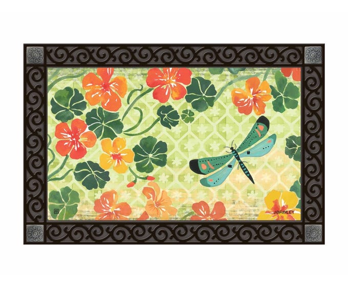 Matmate doormat insert with non-slip recycled rubber backing