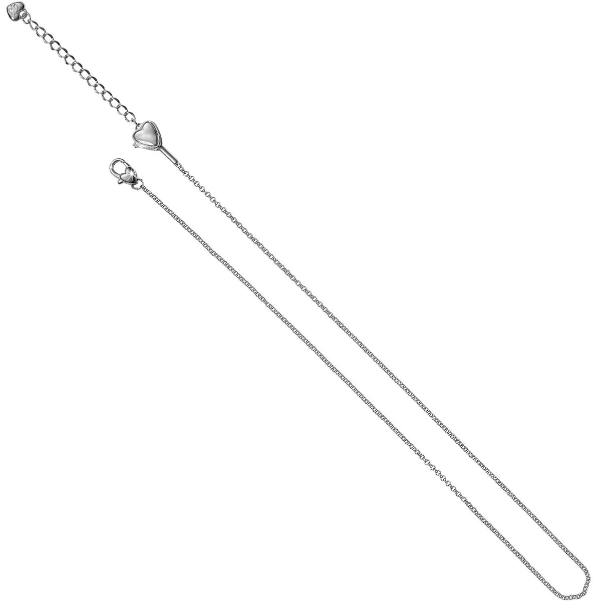 Gold plated delicate short charm necklace chain with lobster claw closure