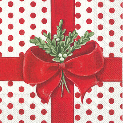 Packaged paper cocktail napkins with a subtle textured surface.