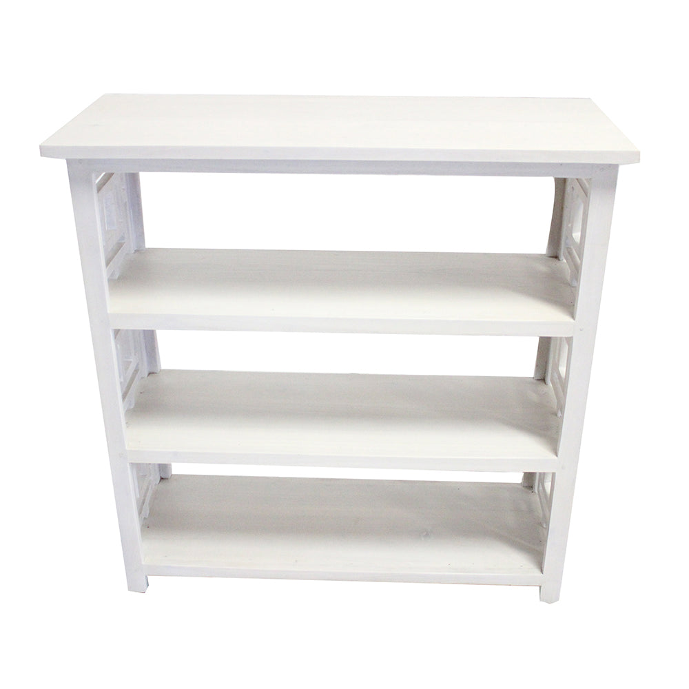Mahogany wood console table with a rectangular top and tapered legs