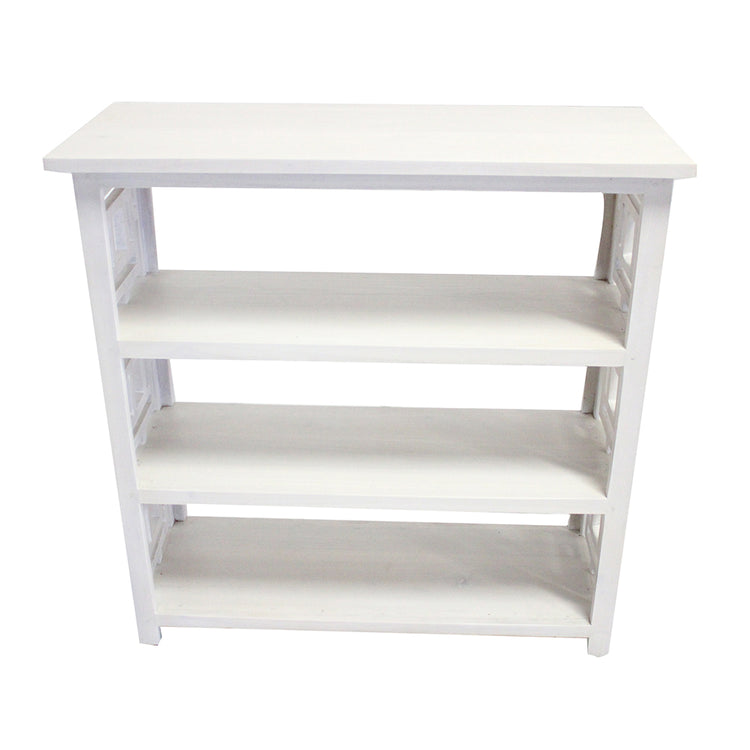 Mahogany wood console table with a rectangular top and tapered legs