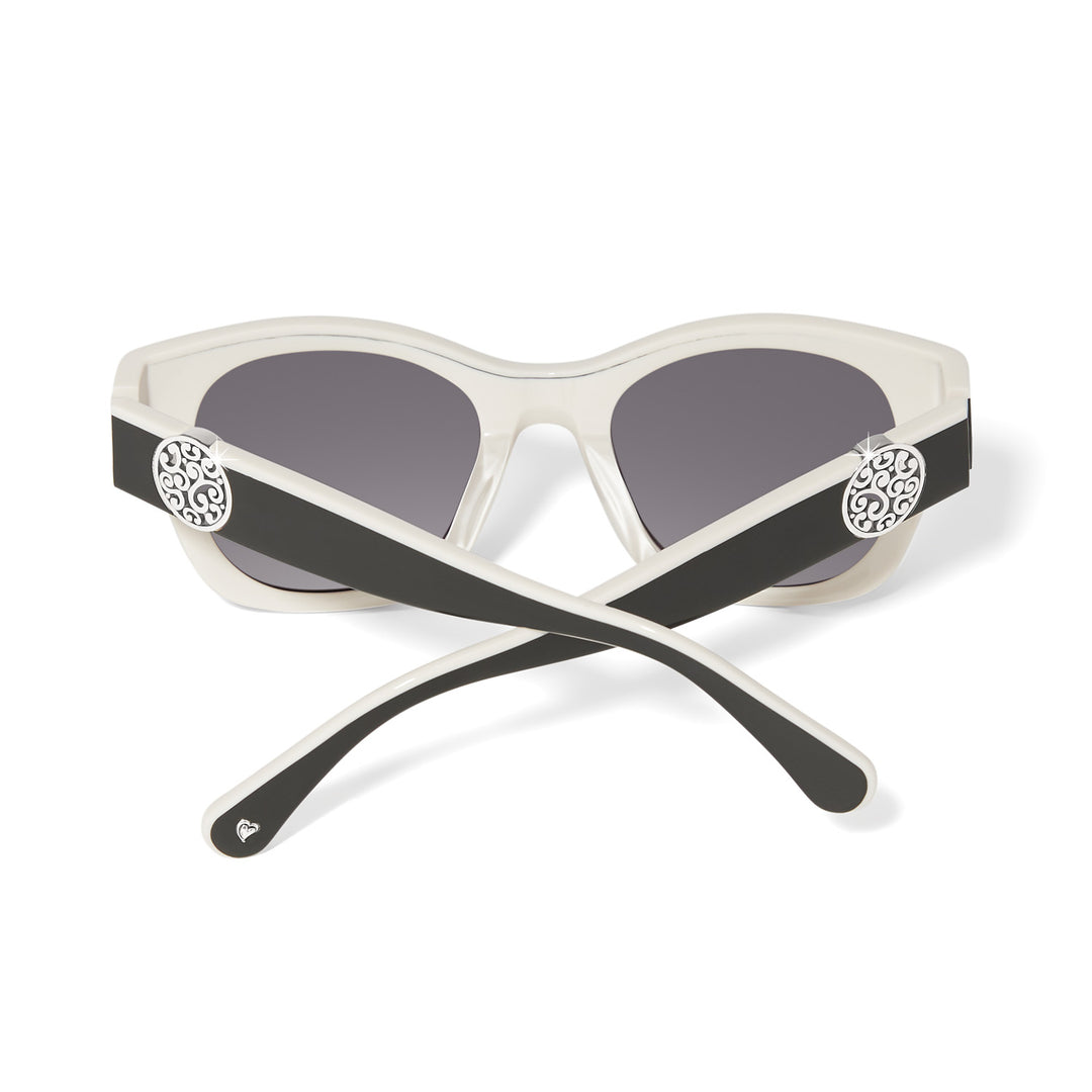 Contempo Medallion Dual Tone Sunglasses