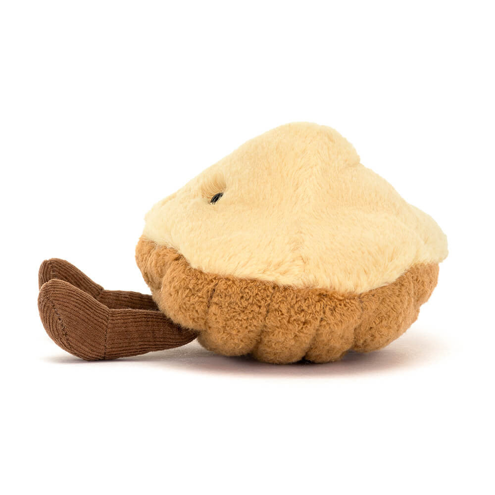Amuseables Margaux Madeleine plush toy with a golden sponge top, scalloped base, and cordy legs.