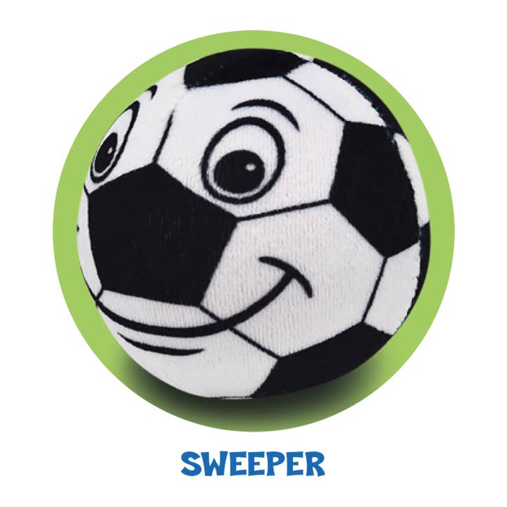 Pbj's Plush Toy in Sports Series featuring a soft plush bear with gel bead ball accents.