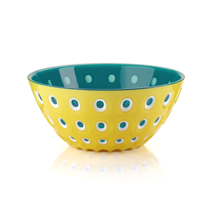 Round SAN bowl ø20 cm with three-color murrine pattern in white and pastel tones.