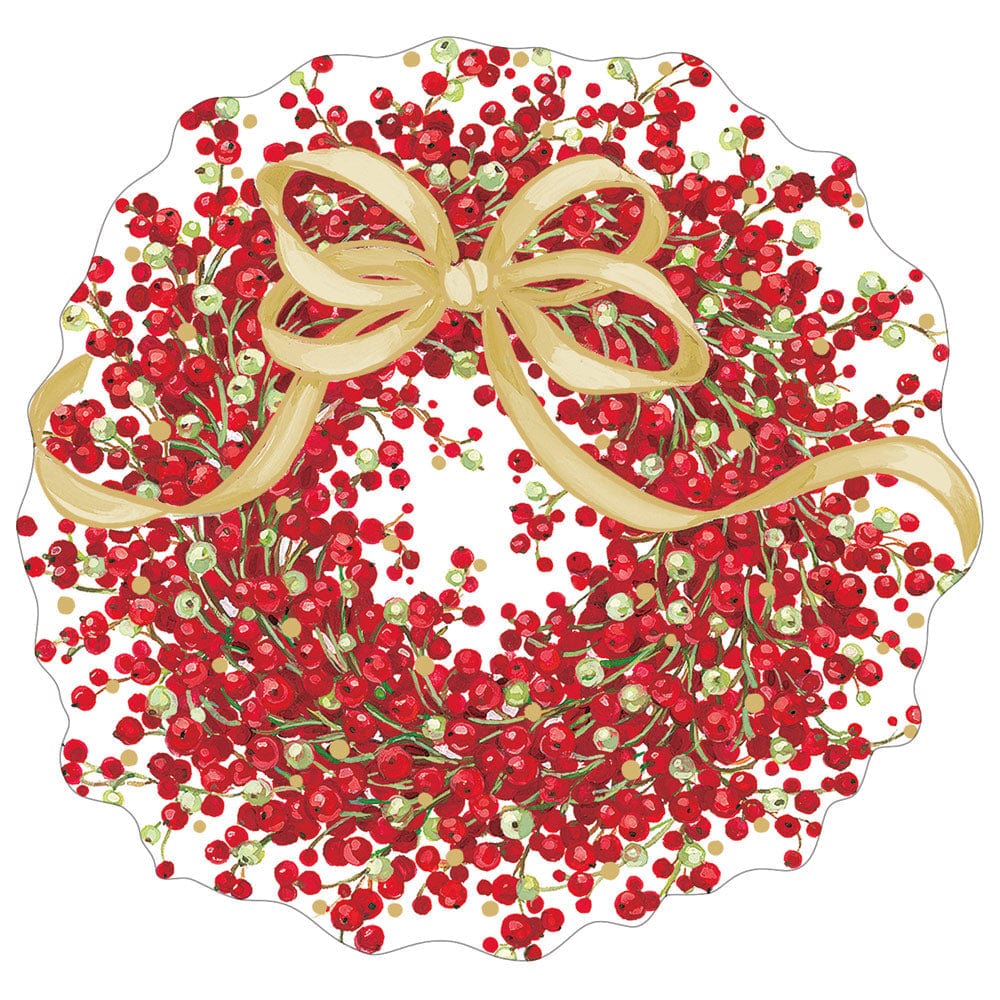 Die-cut hanging gift tag ornament printed on high-quality cardstock with a decorative silhouette.