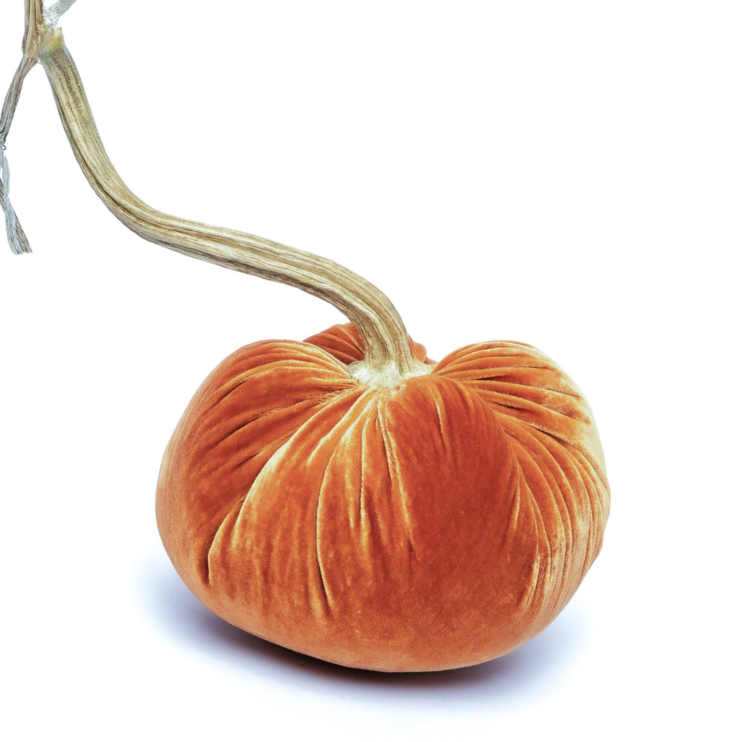 8" Velvet Pumpkin