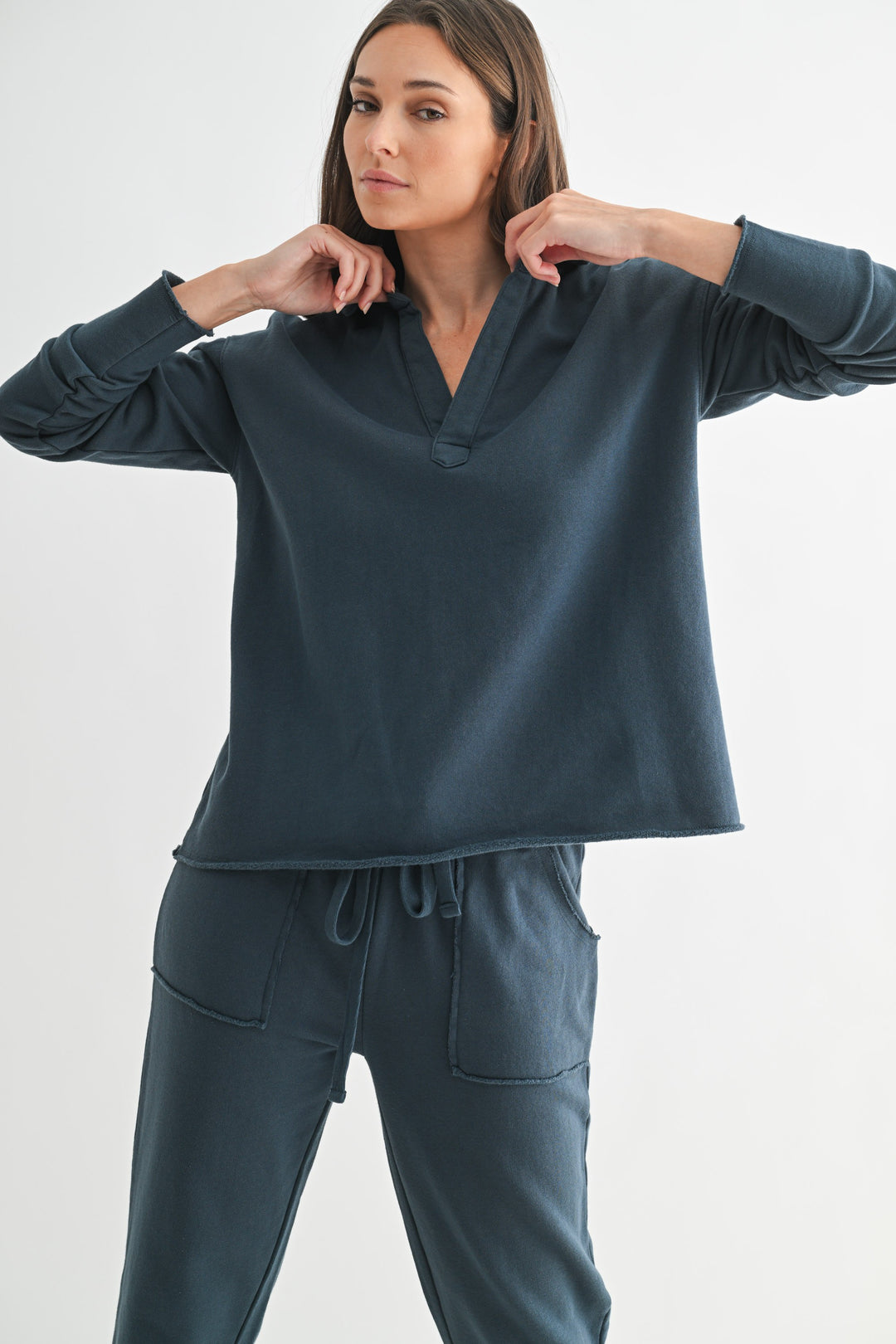 Virginia Malibu Vintage Henley Tee