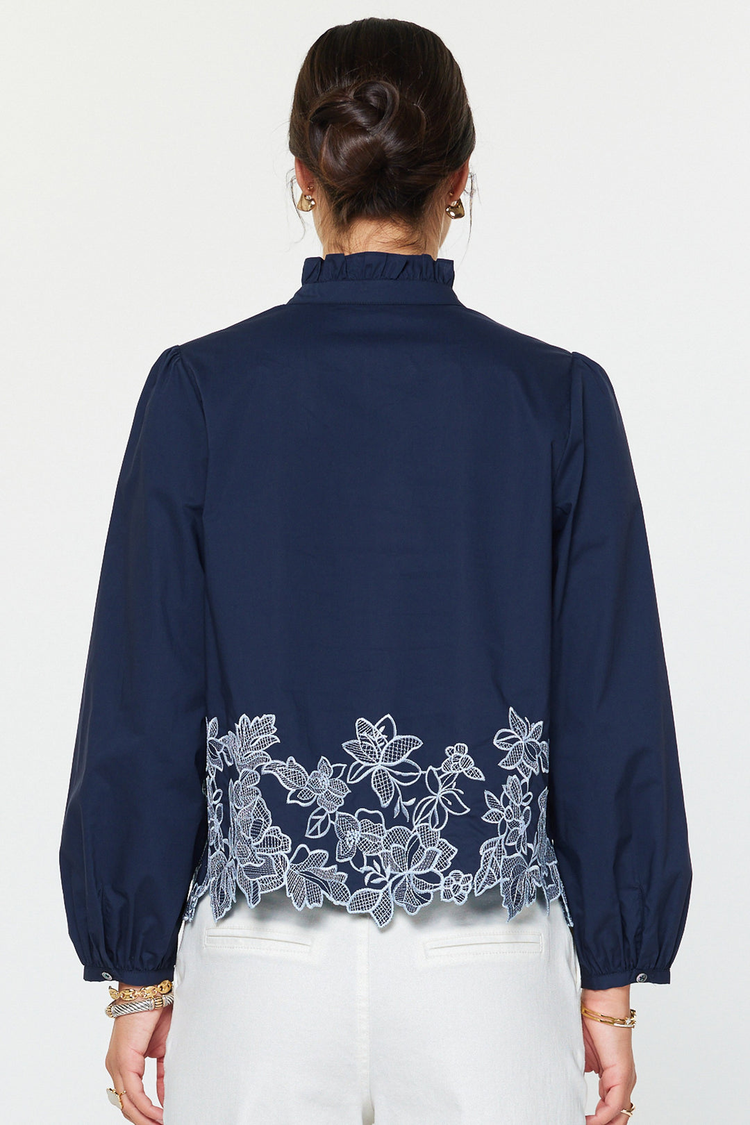 Lucy Embroidered Long Sleeve Blouse