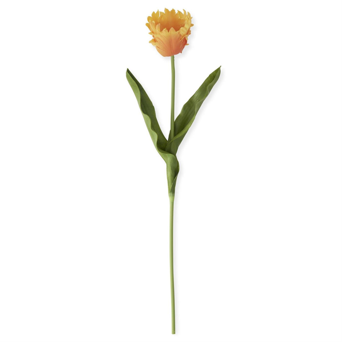 Real touch parrot tulip artificial plant in plastic with PU leaves, wire stem structure.