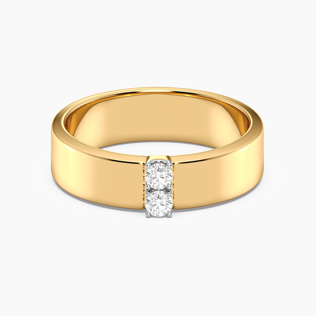 Lab-Grown Duo Band Ring
