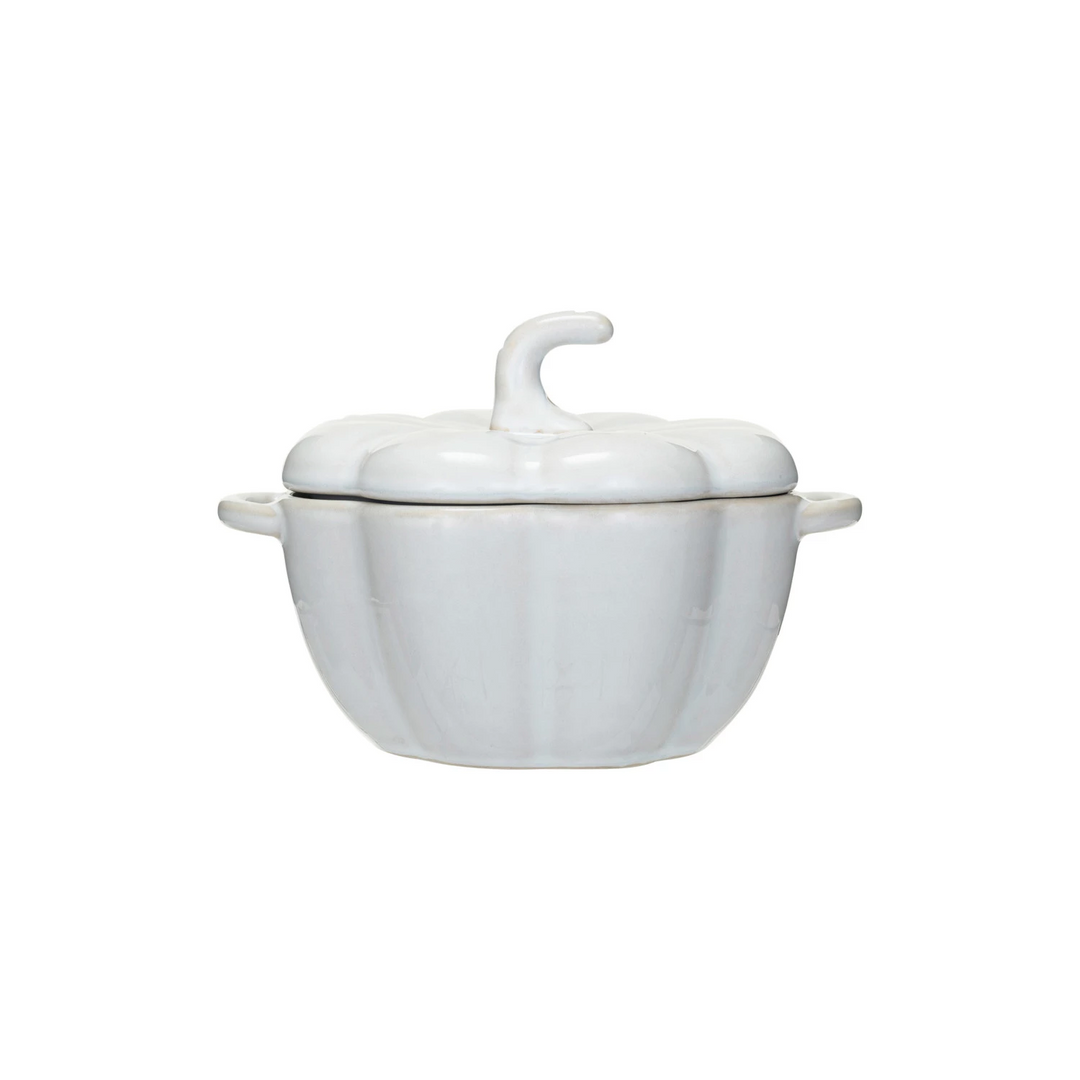 2 Cup Stoneware Pumpkin Baker with Handles