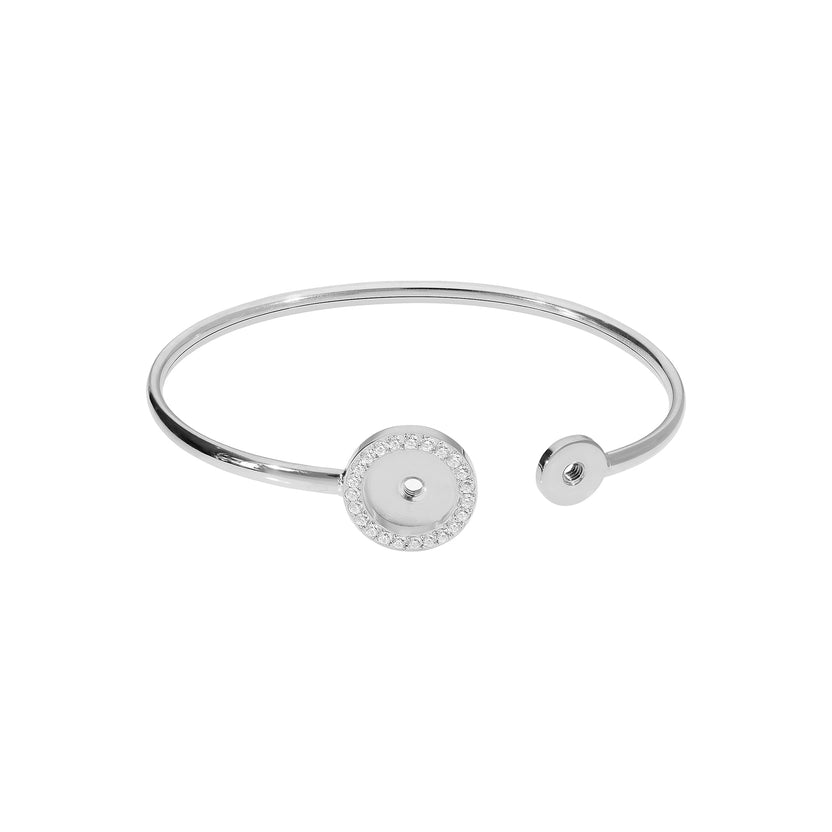 Silver Base Bangle Portofino with a 17 cm circumference.