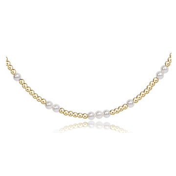 15" Choker Hope Unwritten - 3MM Pearl