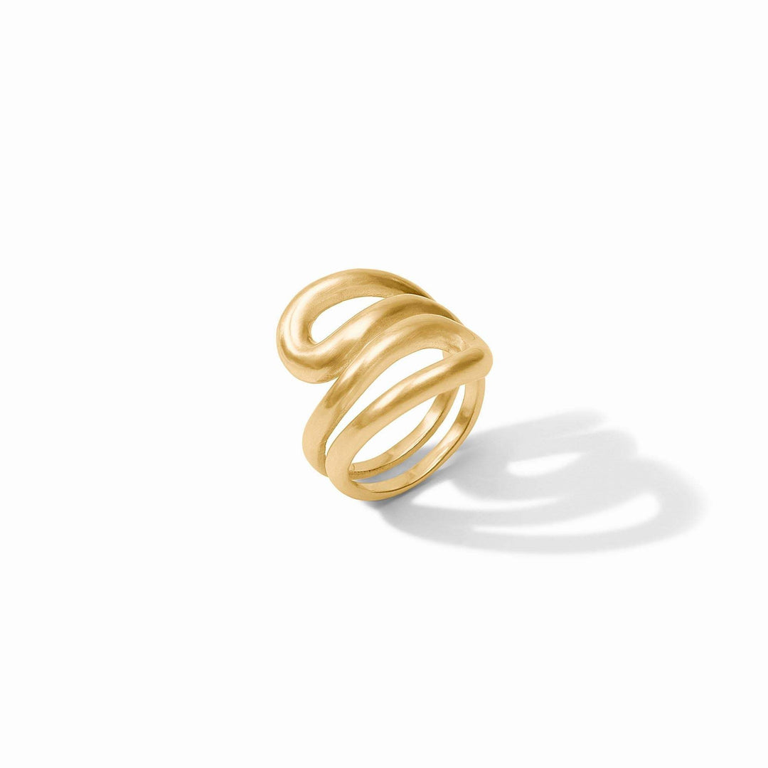 Wave Wrap Ring Gold