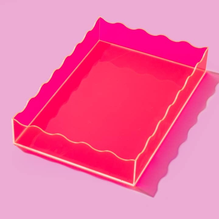 Wavy Rectangle Tray Medium