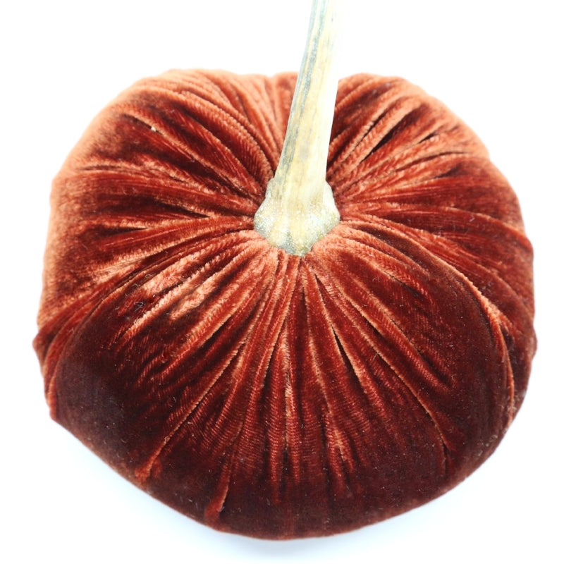Jumbo Velvet Pumpkin