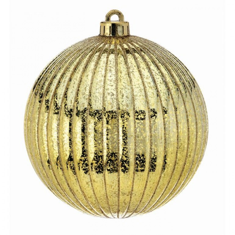 6-inch vacuum plate ornament featuring a mercury ridge on textured surface