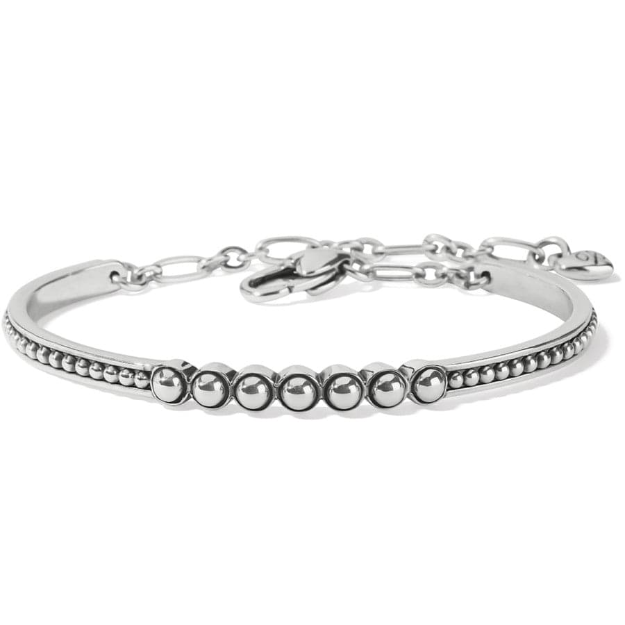 Pretty Tough Bar Bracelet in silver-plated finish with a lobster claw closure.