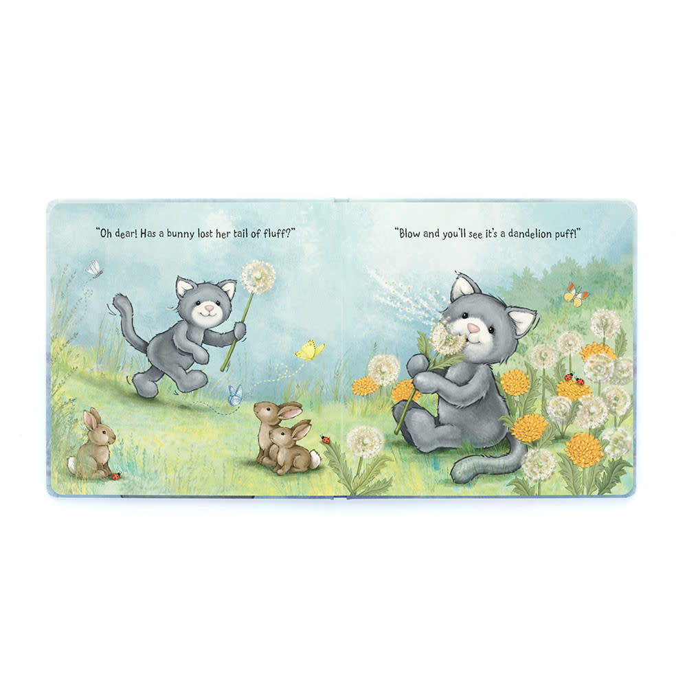 Hardcover board book titled When I Wonder featuring a grey kitten on the cover.