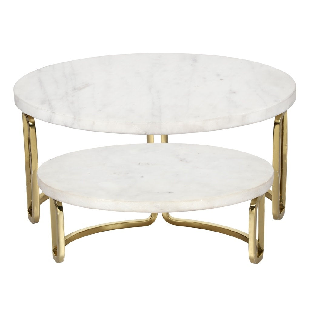 White  Marble Oval Cake Stand - Sold Individually