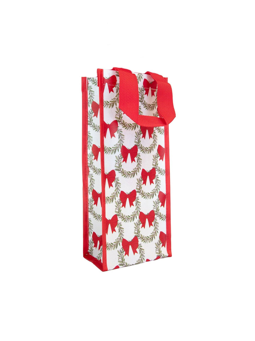 Wine Bag Red Wreath