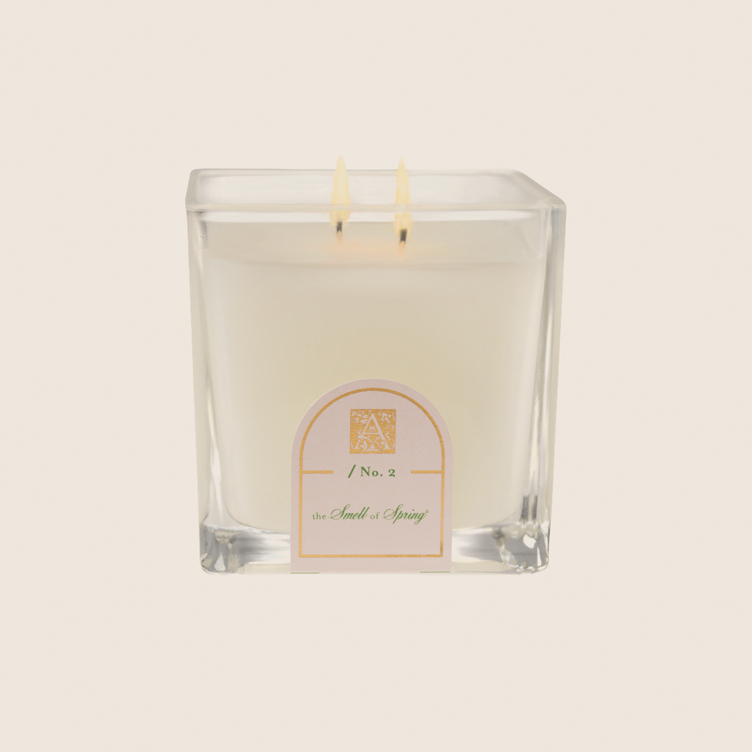 The Smell of Spring - Cube Glass Candle