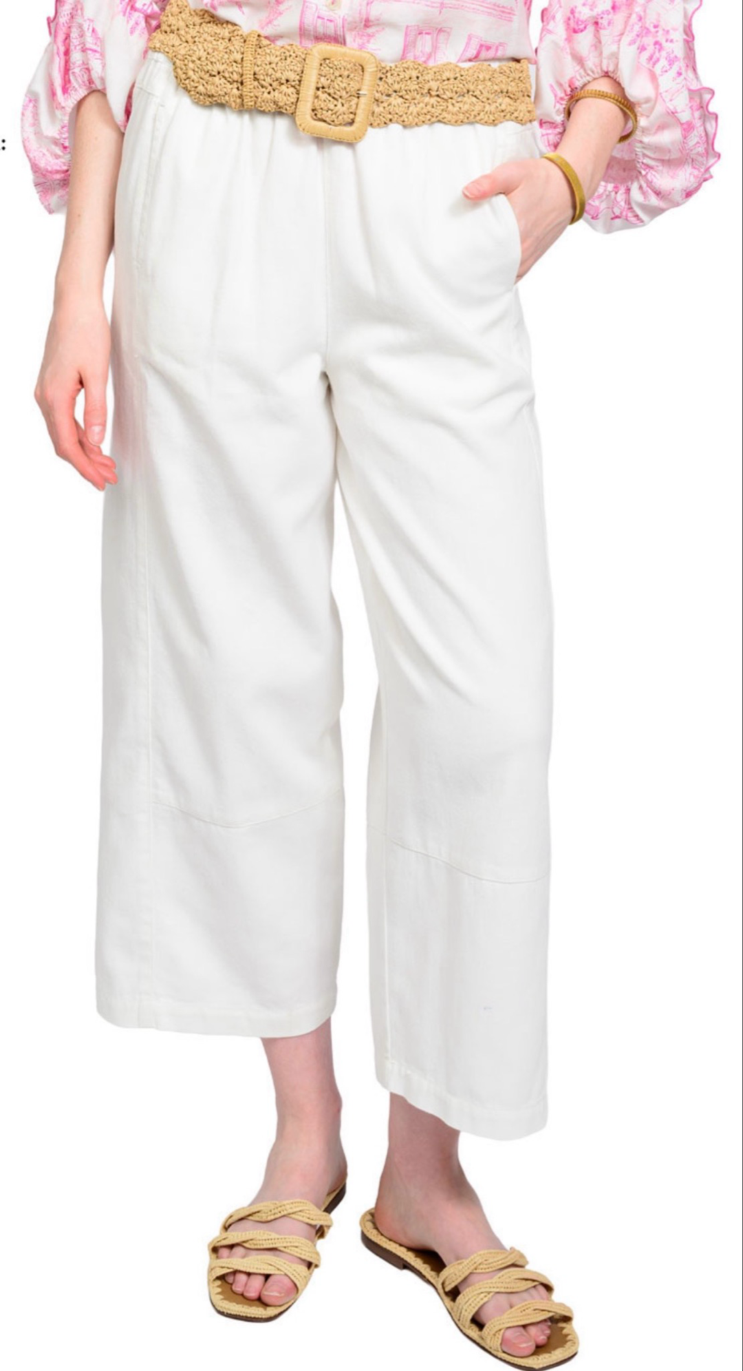 Cindy Luxe Barrel Pants