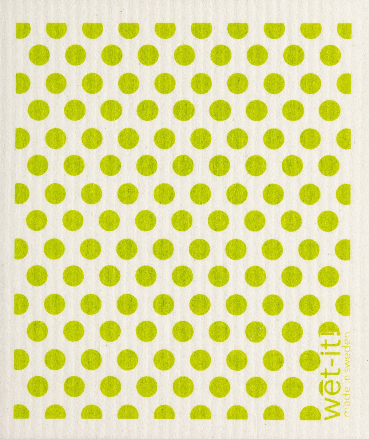 Wet-It! Swedish cloth in white with a textured surface designed for cleaning and polishing.
