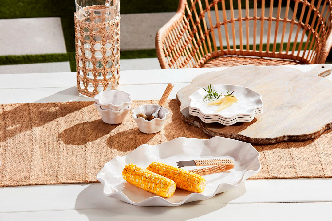 Ruffle Melamine Tidbit - Sold as Set
