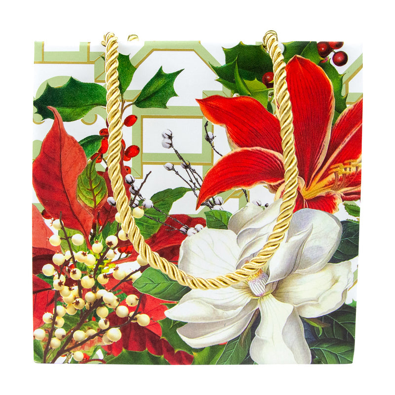 Small gift bag with strong handles printed on durable paper