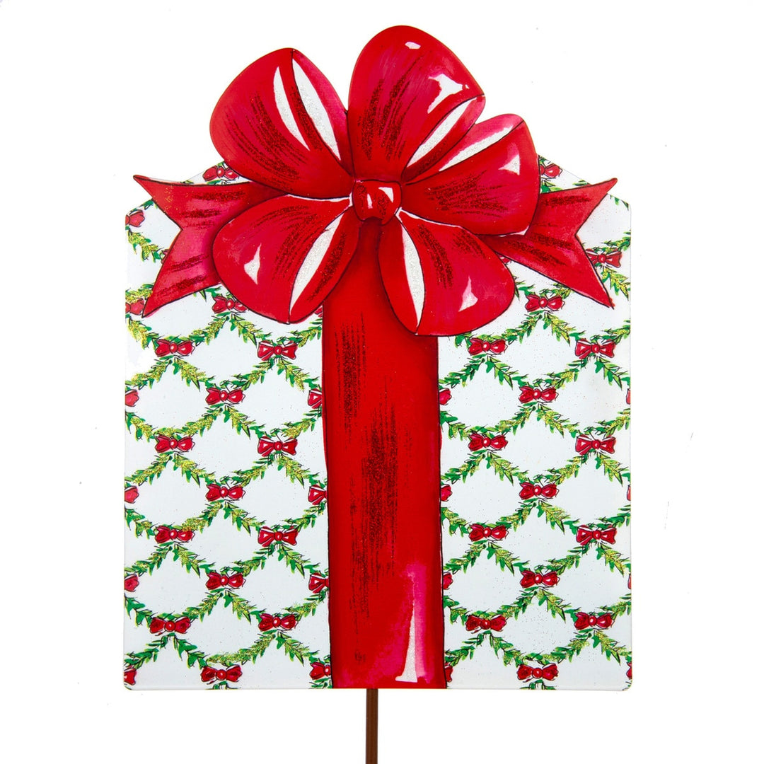 Beck's Traditional Package beer stake with dimensions 10 by .5 by 12 inches designed for hanging or easel display.