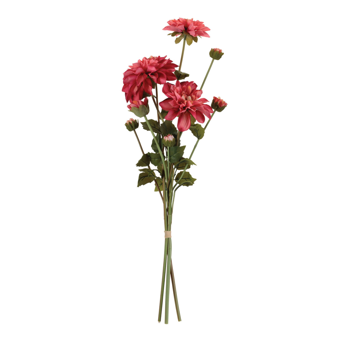 Polyester Dahlia bundle measuring 23.5 inches tall with a floral silhouette.